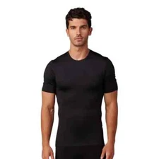 FOX SALE $34.95 (RRP$69) TECBASE SS SHIRT XLARGE BLACK