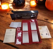 20 LED Harry Potter Style Floating Candles With Magic Wand Remote Holiday Decor