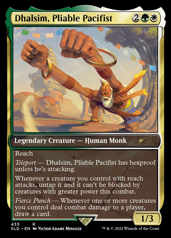 Dhalsim, Pliable Pacifist [Secret Lair Drop Series] MTG Near Mint 