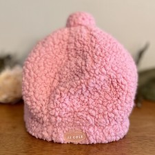 JJ Cole Infant Baby Girl Bundle Me Beanie Hat Pink Sherpa