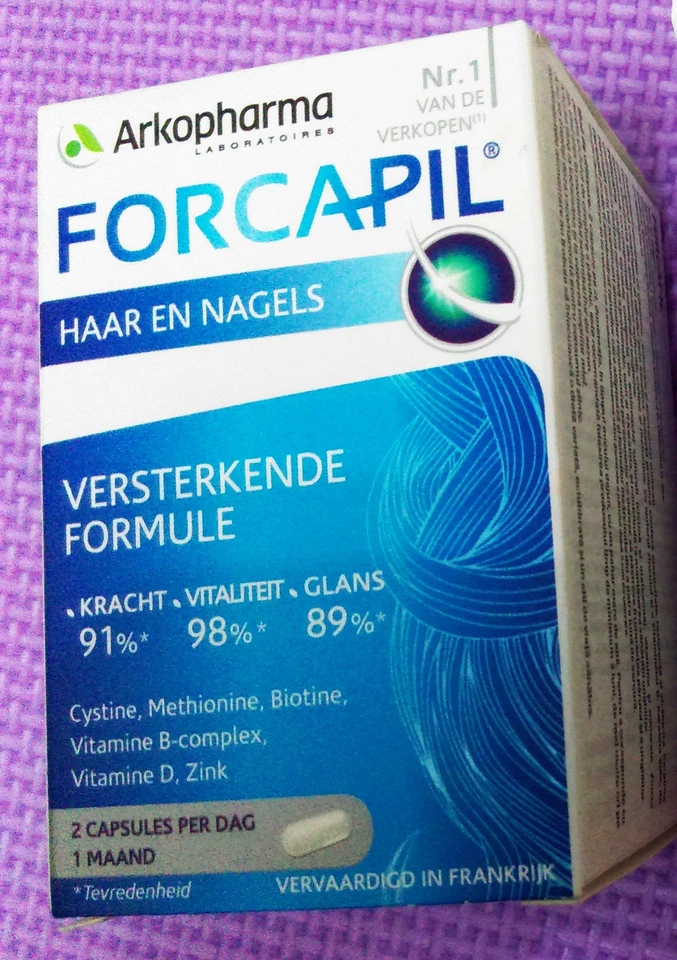 Arkopharma Forcapil Tabletten Vitamin Mineral Basis fördert das Haarwachstum - Bild 3 von 4