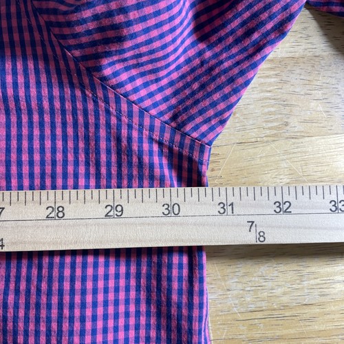 Cutter & Buck Easy Care Shirt Mens 3XB Big 3X Pink Check Long SLV Button Down - Picture 11 of 14