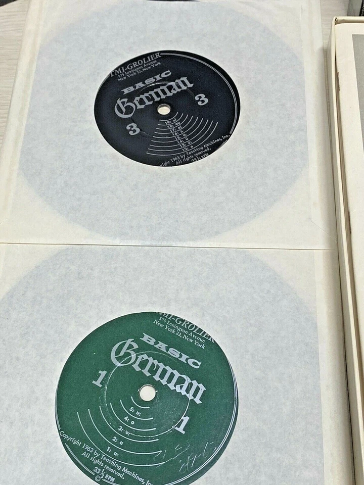 TMI-Grolier Teaching Machine TM-601 Basic German Reading 1968 - Image 2 of 4