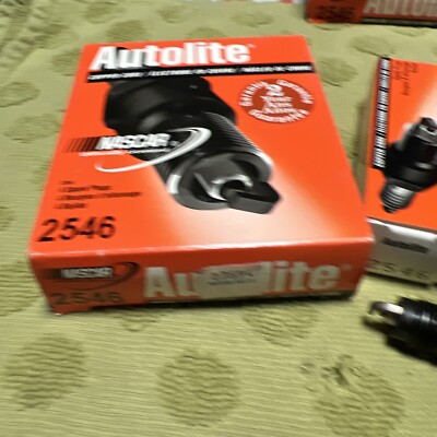 Autolite Copper core Nascar performance Spark Plug Pk Of 4 #2546