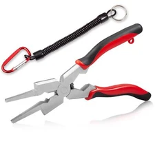 MIG Welding Pliers 8 Inch MIG Core Pliers with Anti-Loss Lanyard Welding Tool...
