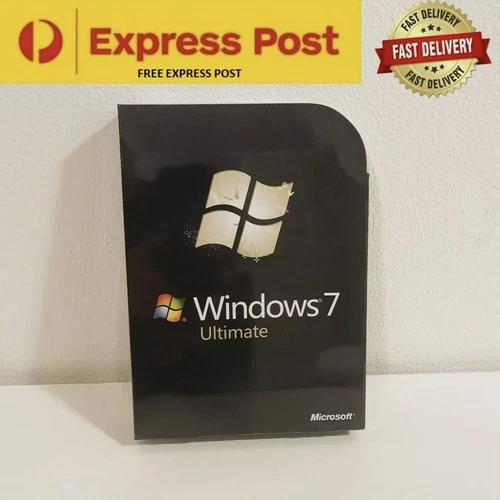 Windows 7 Ultimate 32 & 64 bit DVD with Product Key Sealed Box Packing