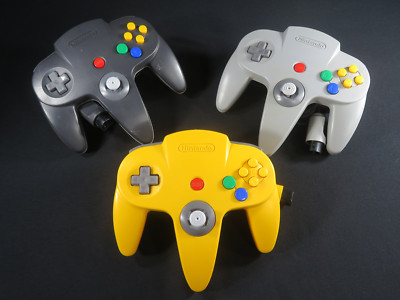 64 controller 3 pad set n64 Nintendo Japan official tested /n64 game authentick