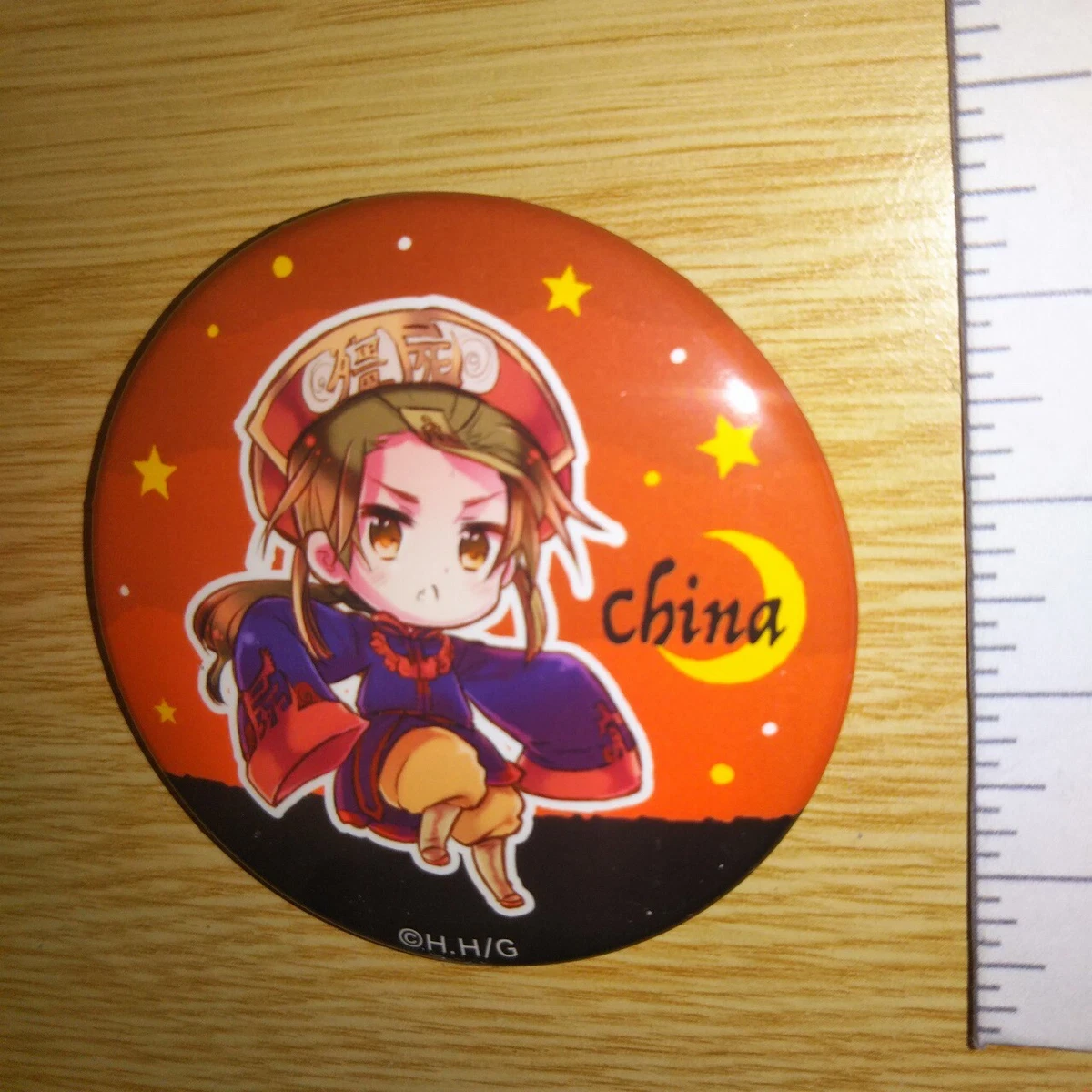 A47365 Hetalia Can badge China | eBay