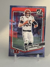 Logan Wilson 2023 Donruss Football #60 Orange Color  & SILVER Match   /100. A199