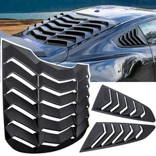 For Ford Mustang 2015-2023 Rear+Side Window Louver Windshield Sun Shade Cover