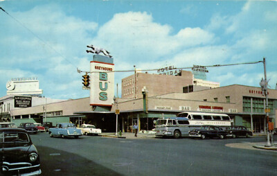 PC US, GREYHOUND BUS STATION, JACKSONVILLE, FL, MODERN Postcard (b52312)
