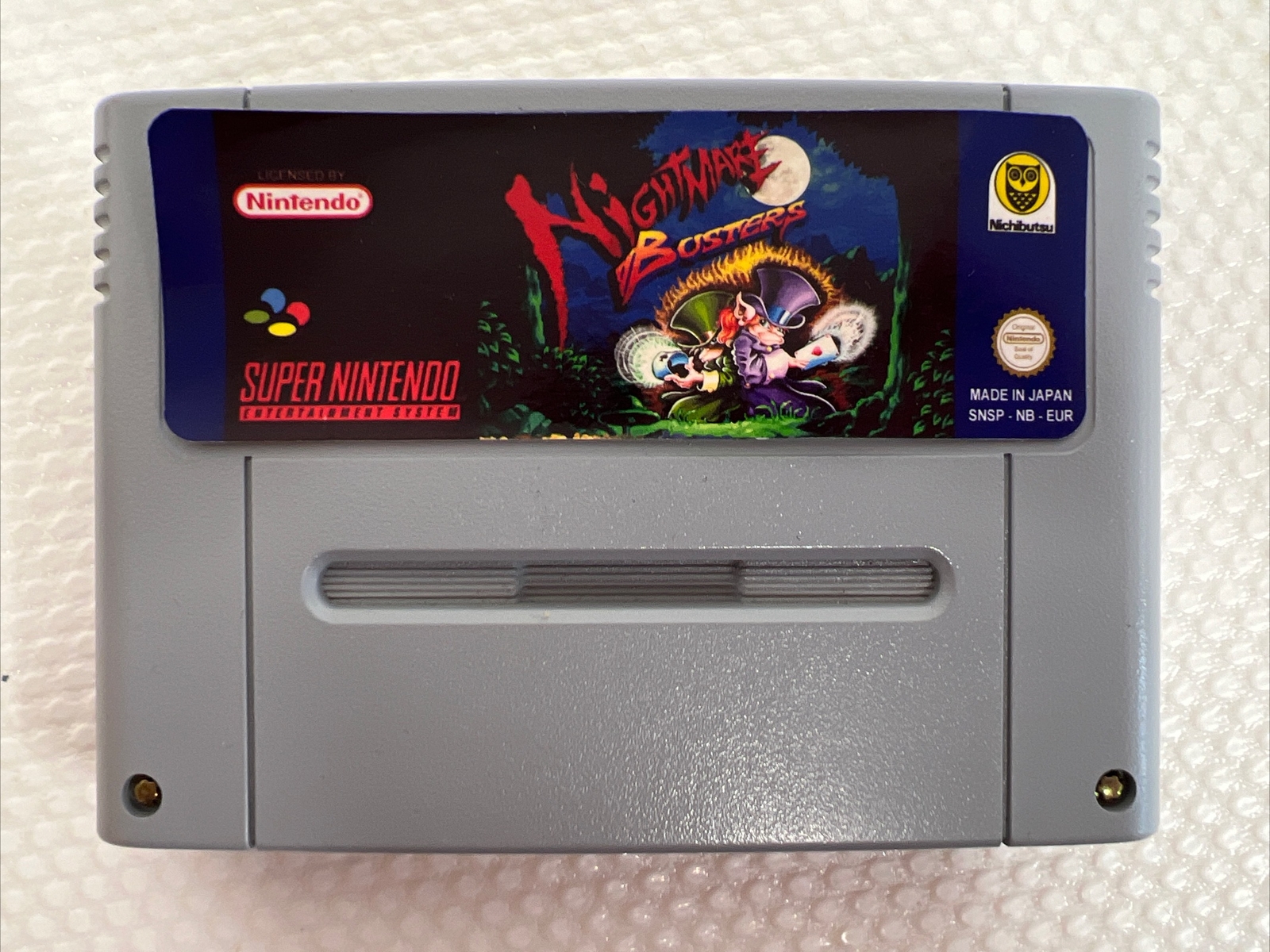 Nightmare Busters  Pal snes Super Nintendo hack Mario world princess rescue