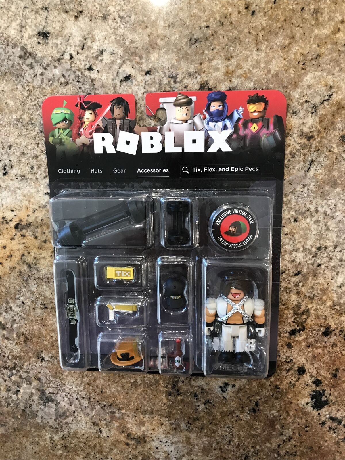 Roblox Figuras Avatar Shop Tix, Flex, and Epic Pecs SUNNY BRINQUEDOS