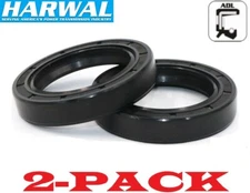 2-PACK! HARWAL TC 32x47x7-ADL Metric Oil Seal Buna-N Double Lip W/Spring 32-47-7