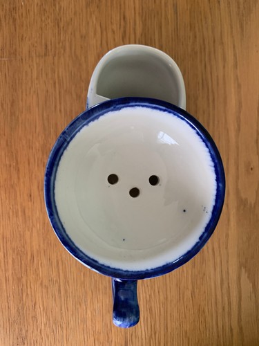 Vintage Blue Shaving Mug - Floris London, Ironstone Staffordshire, England - Picture 2 of 6