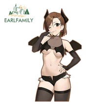 Earlfamily 5.1 Anime Hot Waifu Girl Car Sticker Skateboard Waterproof Rv Decals Earlfamily 5.1 Anime Hot Waifu Girl Car Sticker Skateboard Waterproof Rv Decals