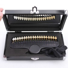 Dental 20 Colors Whiten Teeth Shade Guide Color Comparator Colorimetric Plate CE