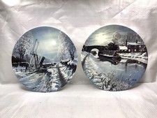 Wedgwood for Bradford Exchange Plates - Alan Firth - Waterways by Moonlight - B6