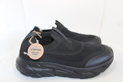 SHOES/FOOTWEAR - Sfida mens runners slip on Vitali black