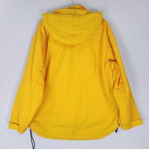 Ralph Lauren Jacket Mens Large Yellow Anorak Hooded Windbreaker Vintage Chaps - Picture 15 of 17