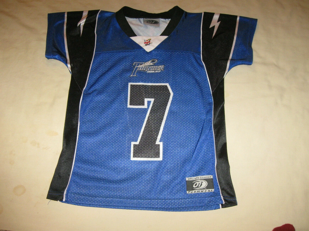 Mahoning Valley Thunder Jersey Youth Small Boys Kids AF2 Arena Football MVT