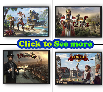 Hochwertiges Poster einer Forge of Empires Druck, Druck Forge of Empires