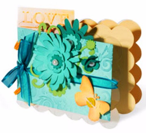 Sizzix Bigz XL Scallop Card die #A10771 Retail $39.99 Crafter's MUST HAVE!! - Picture 3 of 5