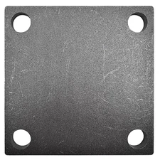4x4" Weldable Square Steel Metal Base Plate, 3/16" Thick 4.5mm -Heavy Duty 10 Pk