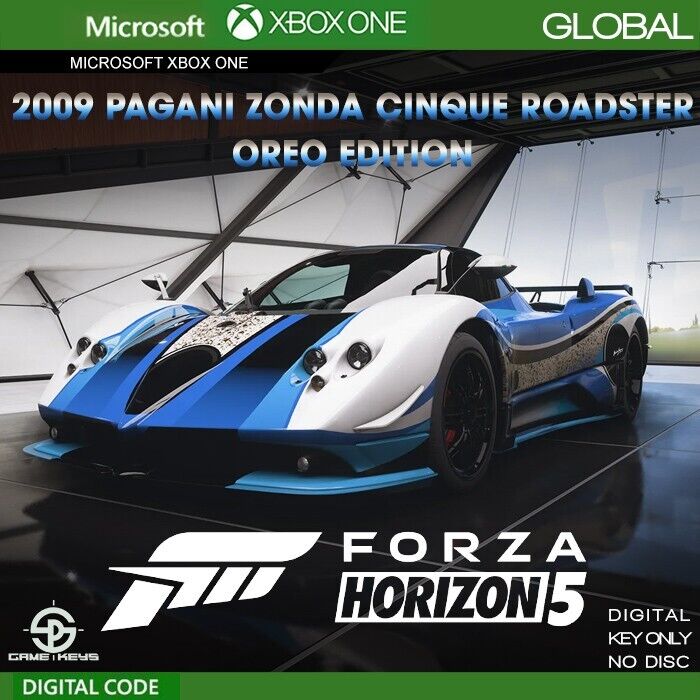 Buy Forza Horizon 5 - 2009 Pagani Zonda Cinque Roadster Oreo Edition (DLC)  Xbox key! Cheap price