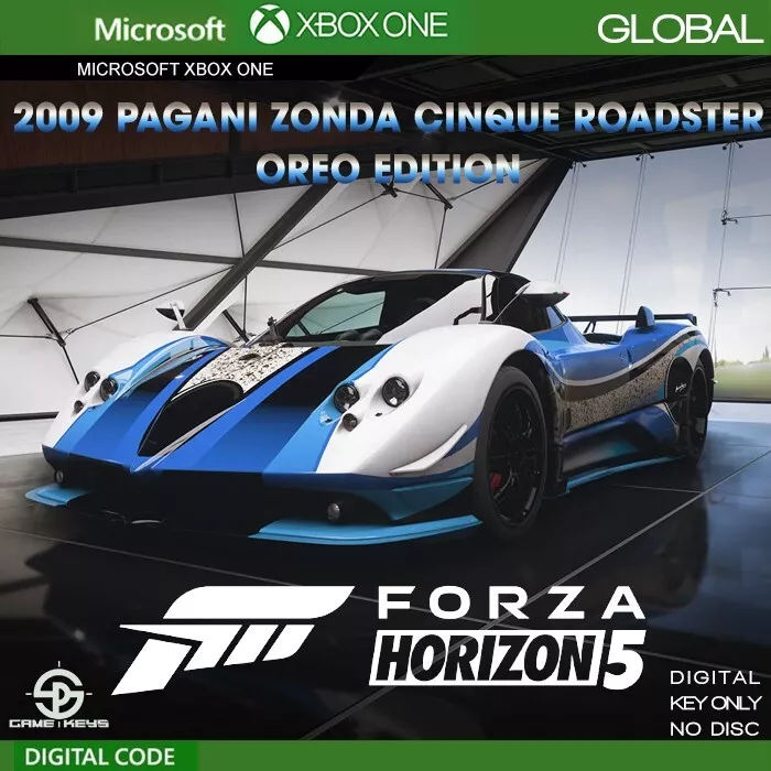 Forza Horizon 5 2009 Pagani Zonda Cinque Roadster 'Oreo Edition'– Code  Redemption FAQ – Forza Support