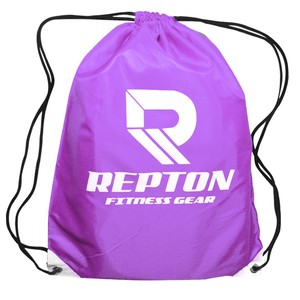 purple drawstring bag