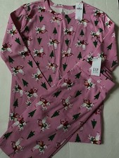New Girls Gap Unicorn Christmas Pajama 2-pc Set size 10