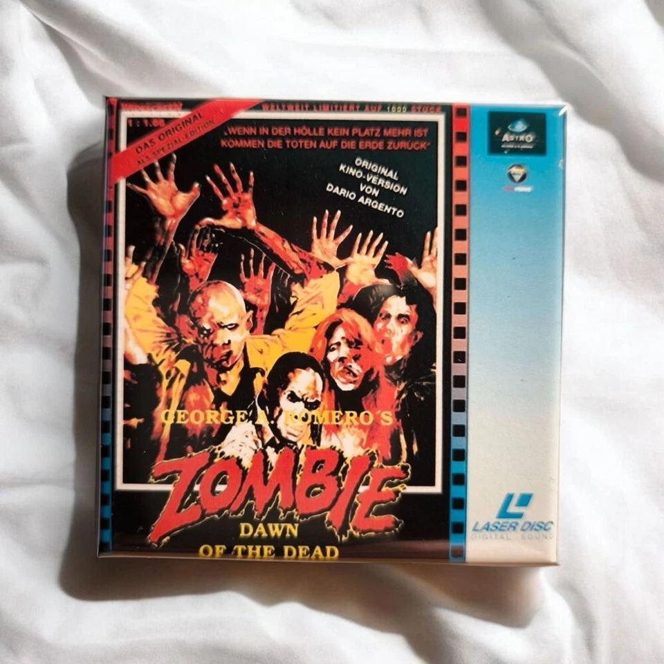 Zombie Dawn of the Dead | Kühlschrankmagnet | Laserdisc Motiv