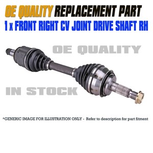 RIGHT CV Joint Axle Drive Shaft Nissan XTrail X-Trail T31 2.5L MANUAL