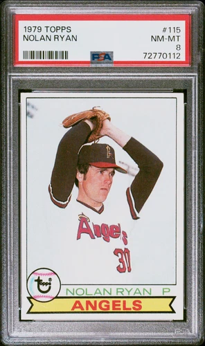 1979 Topps Baseball Nolan Ryan #115 PSA 8 NM-Mint Angels HOF Free Ship! c1
