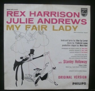 Herman Levin presents Rex Harrison Julie Andrews My Fair Lady Vinyl LP