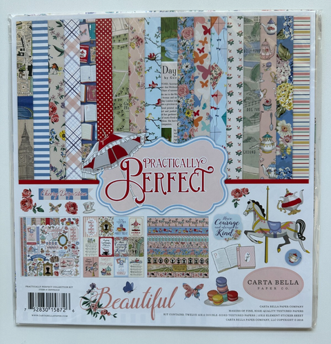 Carta Bella 12 x 12 Scrapbook Kit-Variations-Practically Perfect, Snow Fun, More - Picture 13 of 42