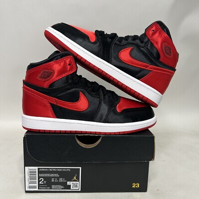 Nike Air Jordan 1 Retro High OG PS “Satin Bred” FD5304-061 Nike Air Jordan 1 Retro High OG PS “Satin Bred” FD5304-061
