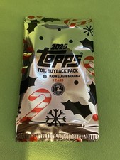 2025 Topps Holiday Baseball Advent Calendar Buyback Pack - 1 Stamped Card