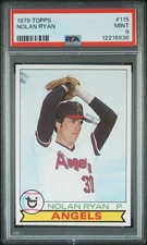 1979 Topps Nolan Ryan #115 PSA 9 Mint - WOW! HIGH GRADE!