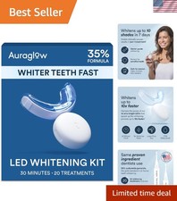 Teeth Whitening Kit, LED Accelerator Light, 35 Carbamide Peroxide Teeth Whit...