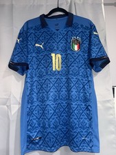 2020-2021 Italy Insigne Home Kit Soccer Jersey Shirt Puma XL Authentic