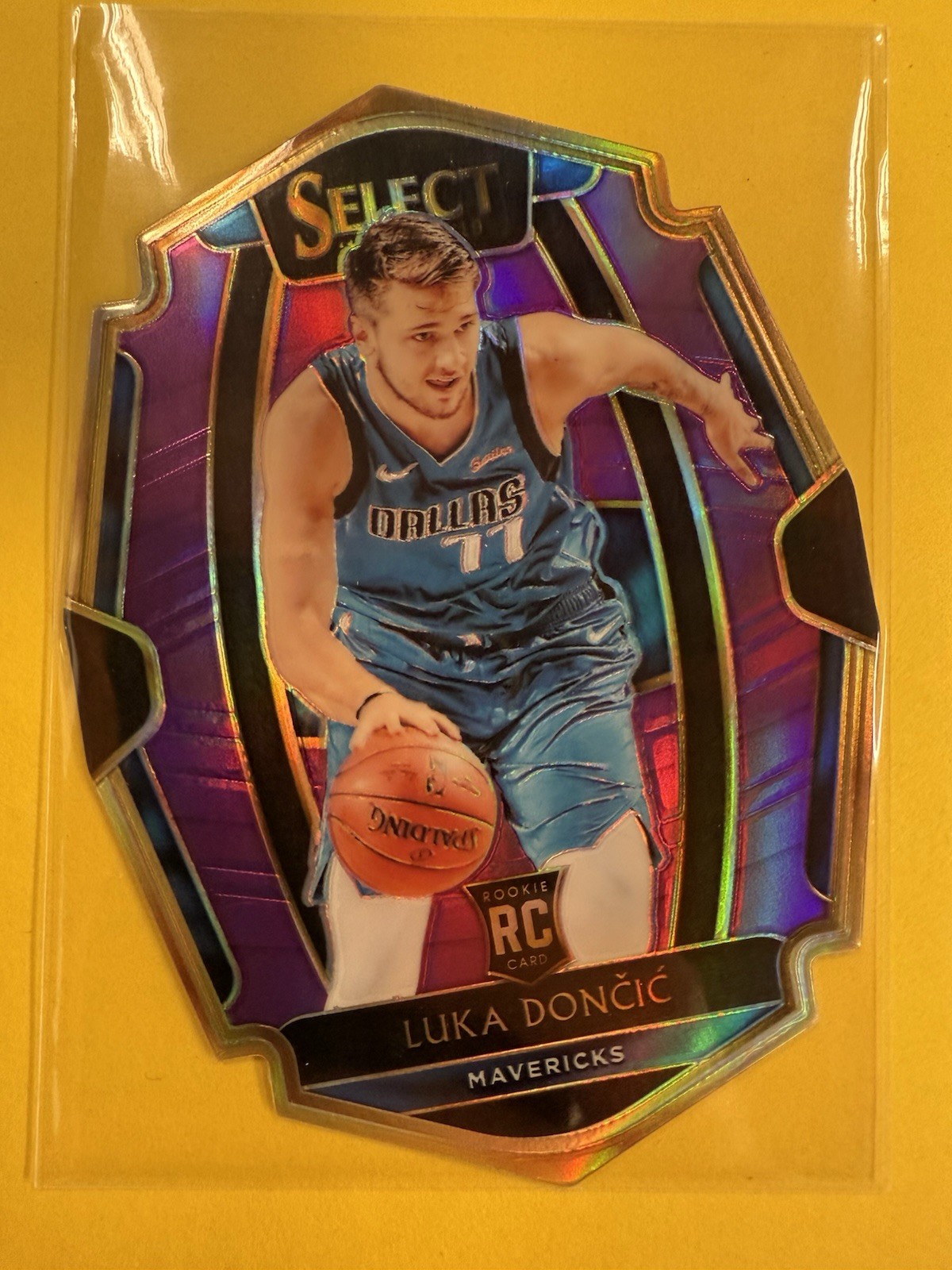18/19 Panini Select Premier Level Purple Prizm #’d 60/99 Luka Doncic Rookie RC $