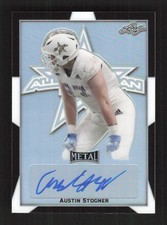 2019 Leaf Metal All-American  AAB Etch Black #BA-AS1 Austin Stogner /5 Auto