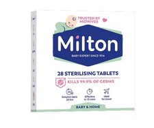 Milton Sterilising Tablets Cold Water Bottle Steriliser, 2-Pack, 56 Count