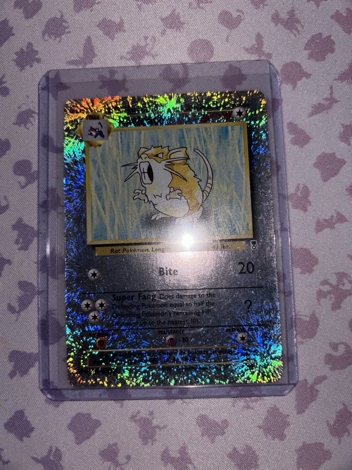 Pokémon TCG Raticate Reverse Holo Legendary Collection 61/110 Mint Condition