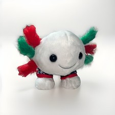 Build-A-Bear White Axolotl Plush 18 w/ Christmas Pajama Outfit Full Size