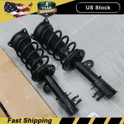 #ad #ad Pair Front L R Quick Complete Strut Coil Spring For 2015 2022 Jeep Renegade FWD $139.99