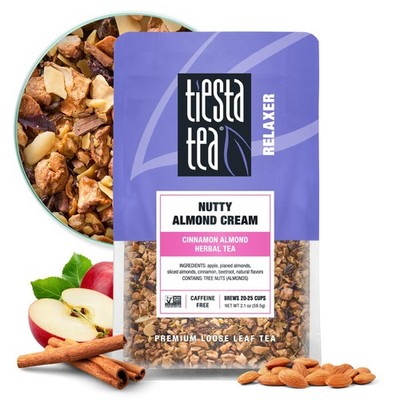 - Nutty Almond Cream, Premium Loose Leaf, Cinnamon Almond Herbal Tea Blend, N...