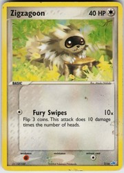 Zigzagoon 79/109 EX Ruby & Sapphire